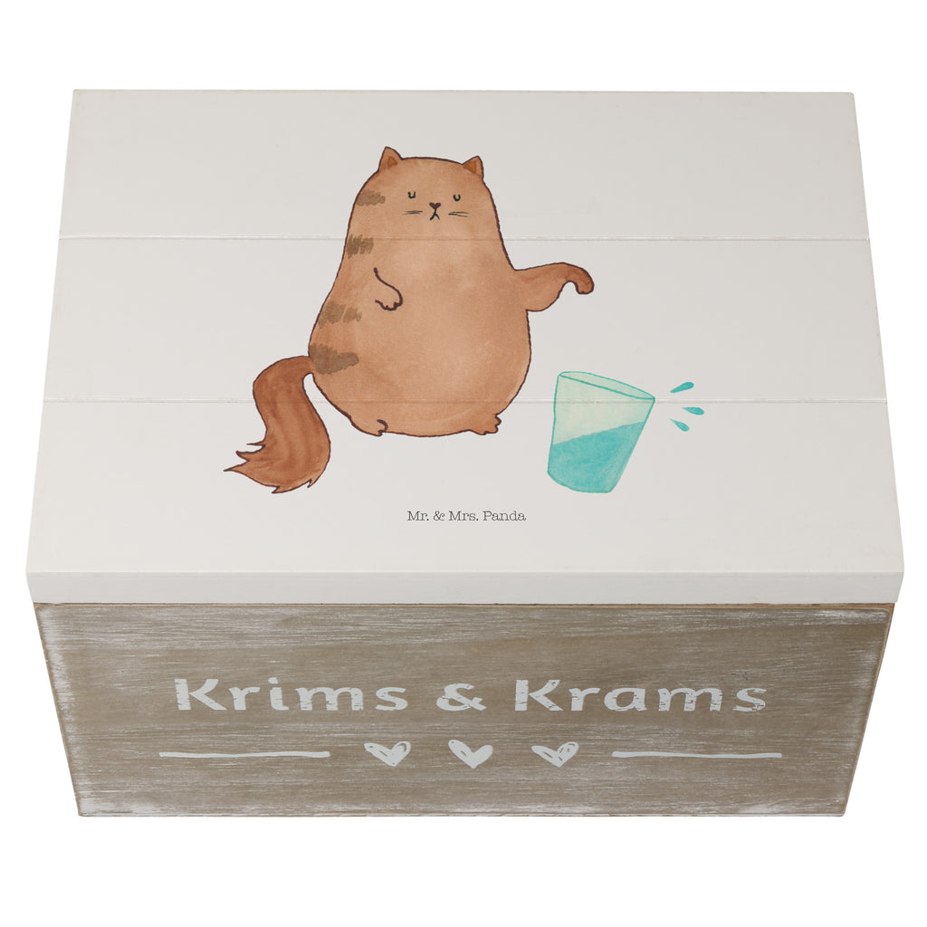 Holzkiste Katze Wasserglas Holzkiste, Kiste, Schatzkiste, Truhe, Schatulle, XXL, Erinnerungsbox, Erinnerungskiste, Dekokiste, Aufbewahrungsbox, Katze, Katzenmotiv, Katzenfan, Katzendeko, Katzenfreund, Katzenliebhaber, Katzenprodukte, Katzenartikel, Katzenaccessoires, Katzensouvenirs, Katzenliebhaberprodukte, Katzenmotive, Katzen, Kater, Mietze, Cat, Cats, Katzenhalter, Katzenbesitzerin, Haustier, Wasser, Glas