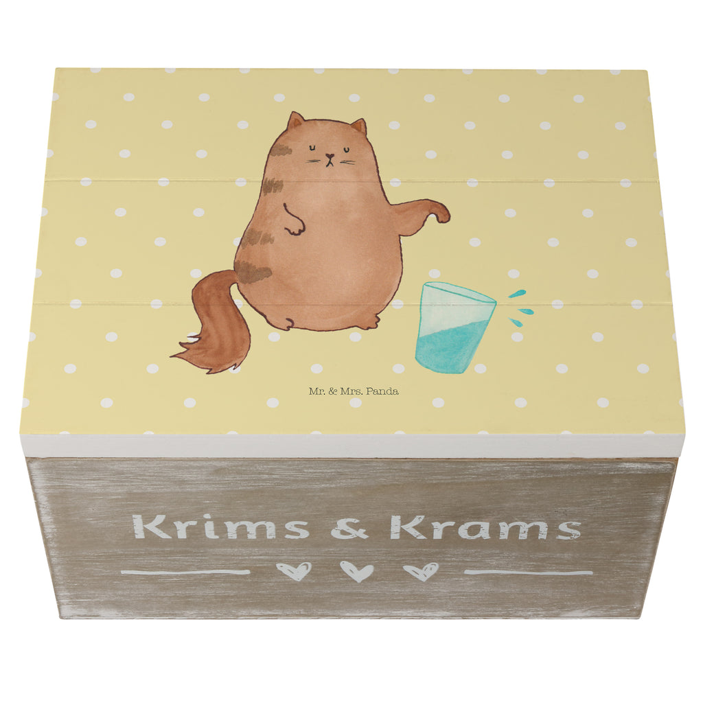 Holzkiste Katze Wasserglas Holzkiste, Kiste, Schatzkiste, Truhe, Schatulle, XXL, Erinnerungsbox, Erinnerungskiste, Dekokiste, Aufbewahrungsbox, Katze, Katzenmotiv, Katzenfan, Katzendeko, Katzenfreund, Katzenliebhaber, Katzenprodukte, Katzenartikel, Katzenaccessoires, Katzensouvenirs, Katzenliebhaberprodukte, Katzenmotive, Katzen, Kater, Mietze, Cat, Cats, Katzenhalter, Katzenbesitzerin, Haustier, Wasser, Glas