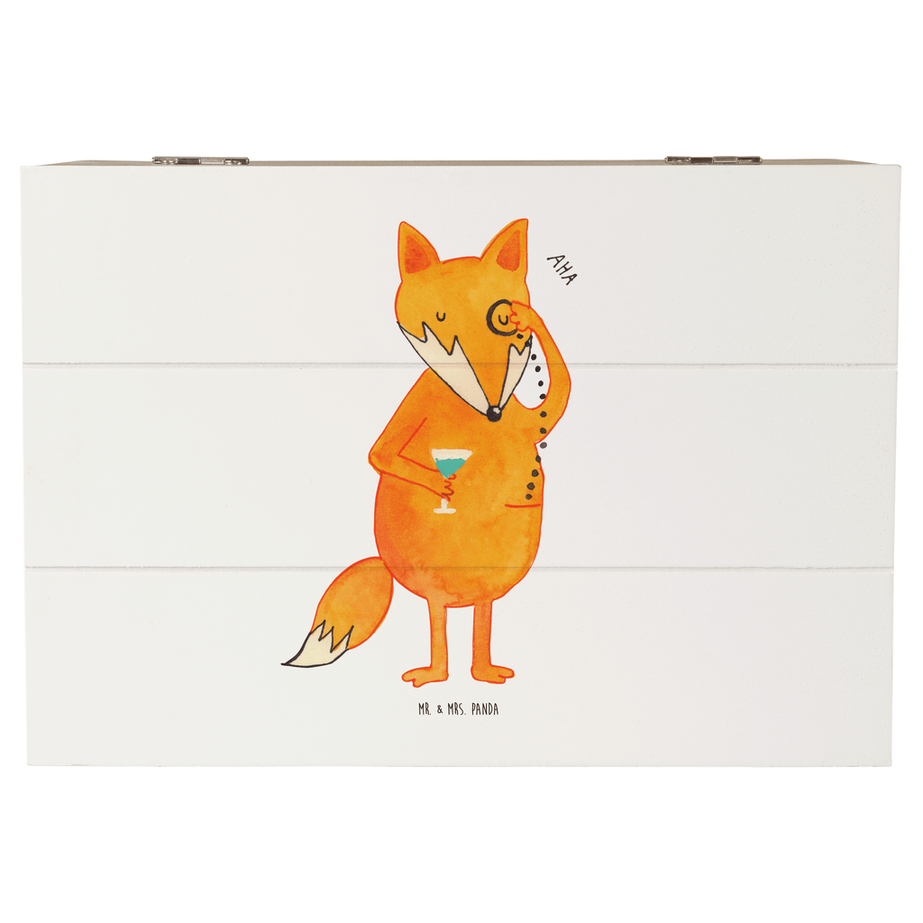 Holzkiste Fuchs Lord Holzkiste, Kiste, Schatzkiste, Truhe, Schatulle, XXL, Erinnerungsbox, Erinnerungskiste, Dekokiste, Aufbewahrungsbox, Fuchs, Füchse, tröstende Worte, Spruch lustig, Liebeskummer Geschenk, Motivation Spruch, Problemlösung