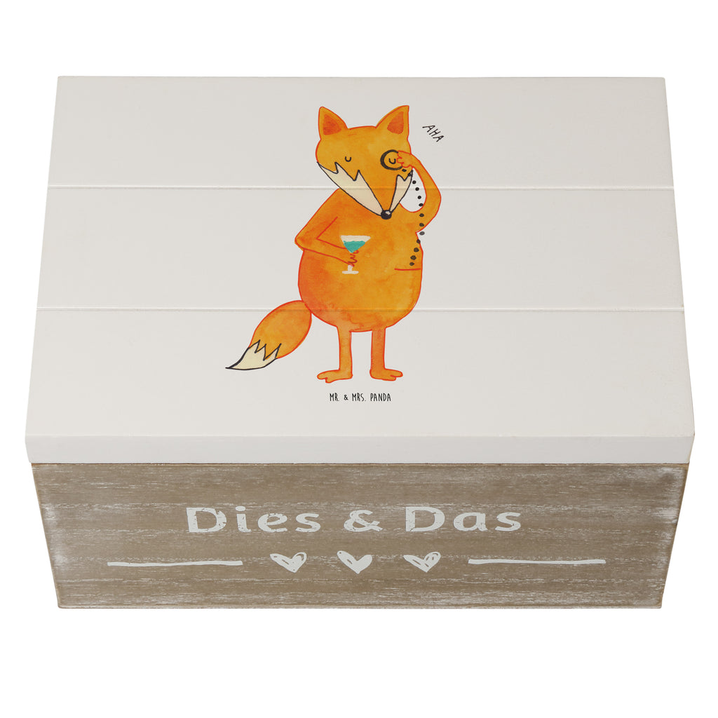 Holzkiste Fuchs Lord Holzkiste, Kiste, Schatzkiste, Truhe, Schatulle, XXL, Erinnerungsbox, Erinnerungskiste, Dekokiste, Aufbewahrungsbox, Fuchs, Füchse, tröstende Worte, Spruch lustig, Liebeskummer Geschenk, Motivation Spruch, Problemlösung