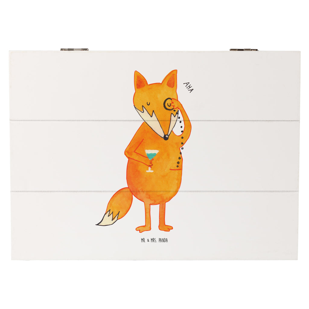 Holzkiste Fuchs Lord Holzkiste, Kiste, Schatzkiste, Truhe, Schatulle, XXL, Erinnerungsbox, Erinnerungskiste, Dekokiste, Aufbewahrungsbox, Fuchs, Füchse, tröstende Worte, Spruch lustig, Liebeskummer Geschenk, Motivation Spruch, Problemlösung