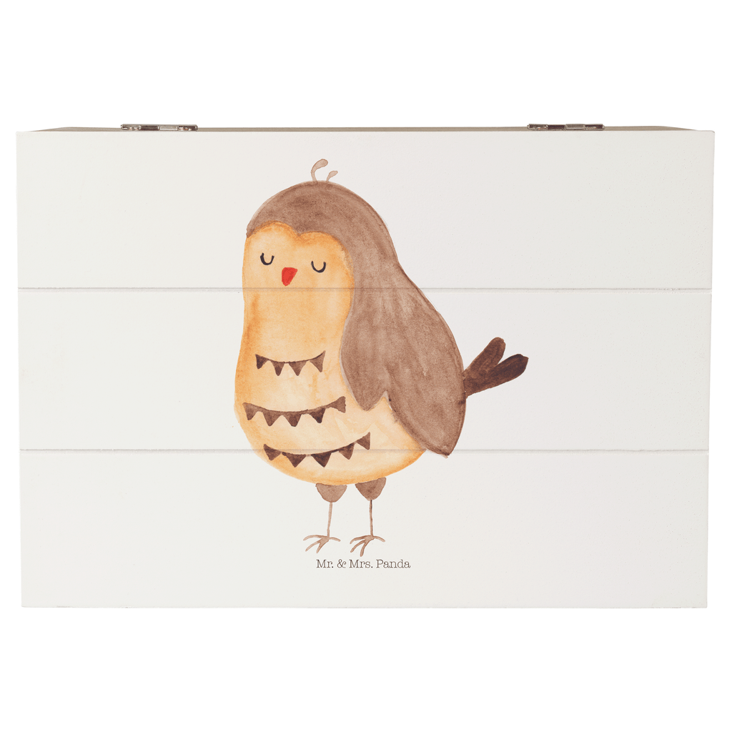 Holzkiste Eule Zufrieden Holzkiste, Kiste, Schatzkiste, Truhe, Schatulle, XXL, Erinnerungsbox, Erinnerungskiste, Dekokiste, Aufbewahrungsbox, Eule, Eule Spruch, Eule deko, Owl, Liebe Spruch, Romantisch, Wortspiel lustig, Spruch schön, Geschenk Hochzeitstag