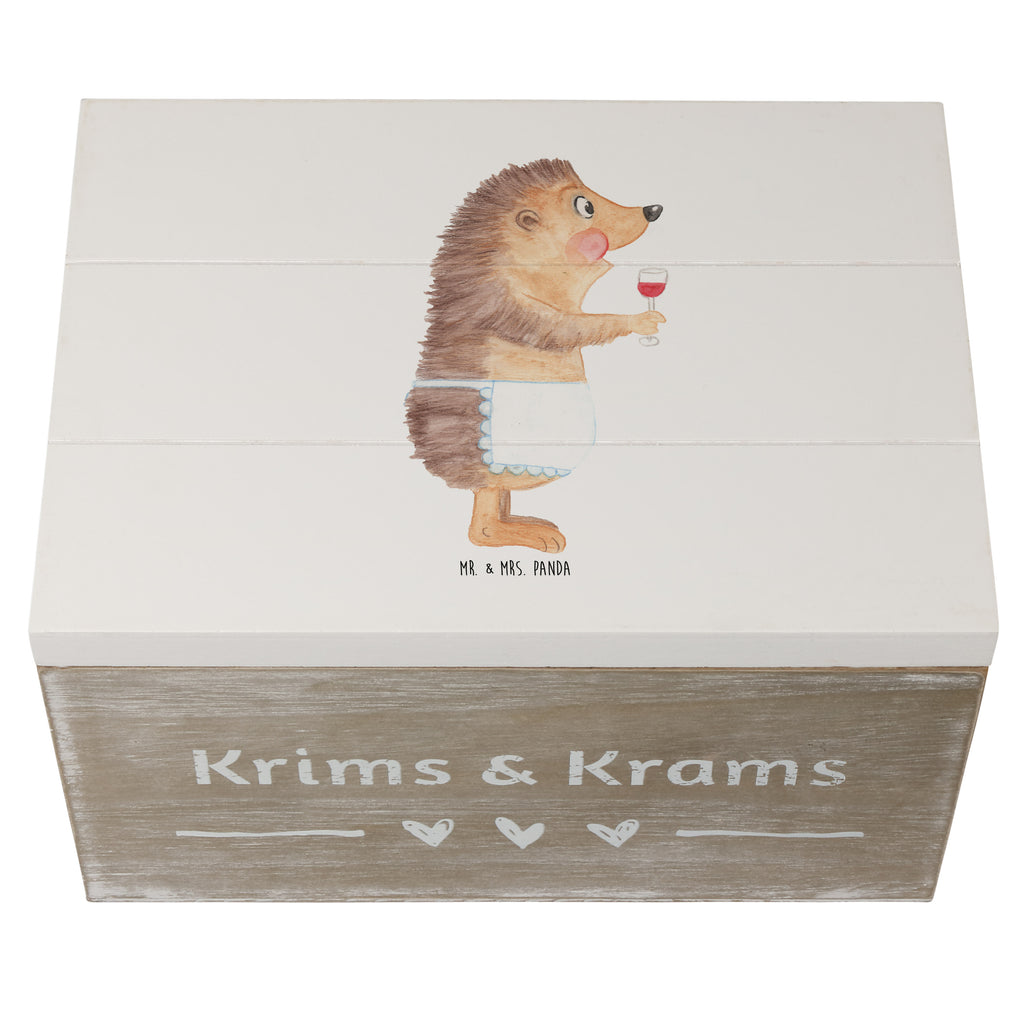Holzkiste Igel mit Wein Holzkiste, Kiste, Schatzkiste, Truhe, Schatulle, XXL, Erinnerungsbox, Erinnerungskiste, Dekokiste, Aufbewahrungsbox, Tiermotive, Gute Laune, lustige Sprüche, Tiere, Wein Spruch, Igel, Geschenk Weintrinker, Geschenk Weinliebhaber, Wein Deko, Weinglas, Rotwein, Weißwein, Wein trinken