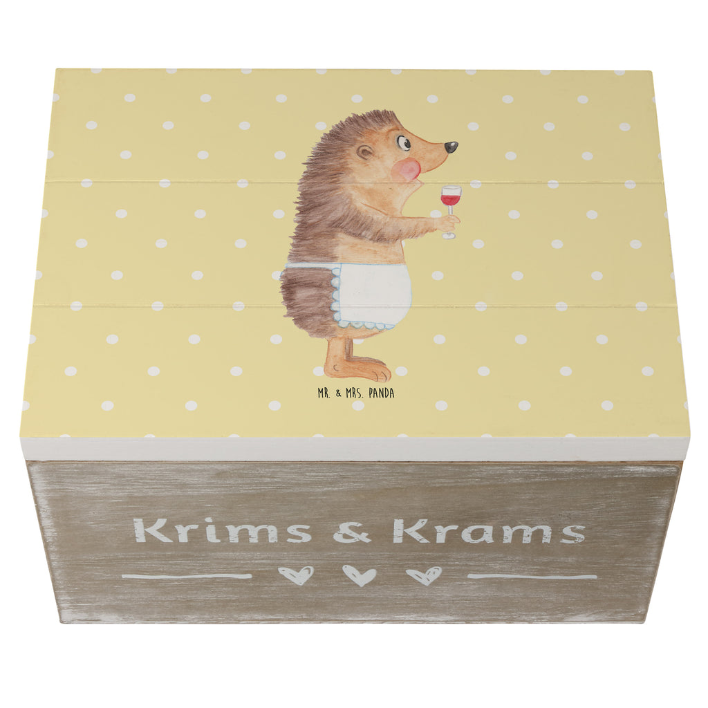 Holzkiste Igel mit Wein Holzkiste, Kiste, Schatzkiste, Truhe, Schatulle, XXL, Erinnerungsbox, Erinnerungskiste, Dekokiste, Aufbewahrungsbox, Tiermotive, Gute Laune, lustige Sprüche, Tiere, Wein Spruch, Igel, Geschenk Weintrinker, Geschenk Weinliebhaber, Wein Deko, Weinglas, Rotwein, Weißwein, Wein trinken