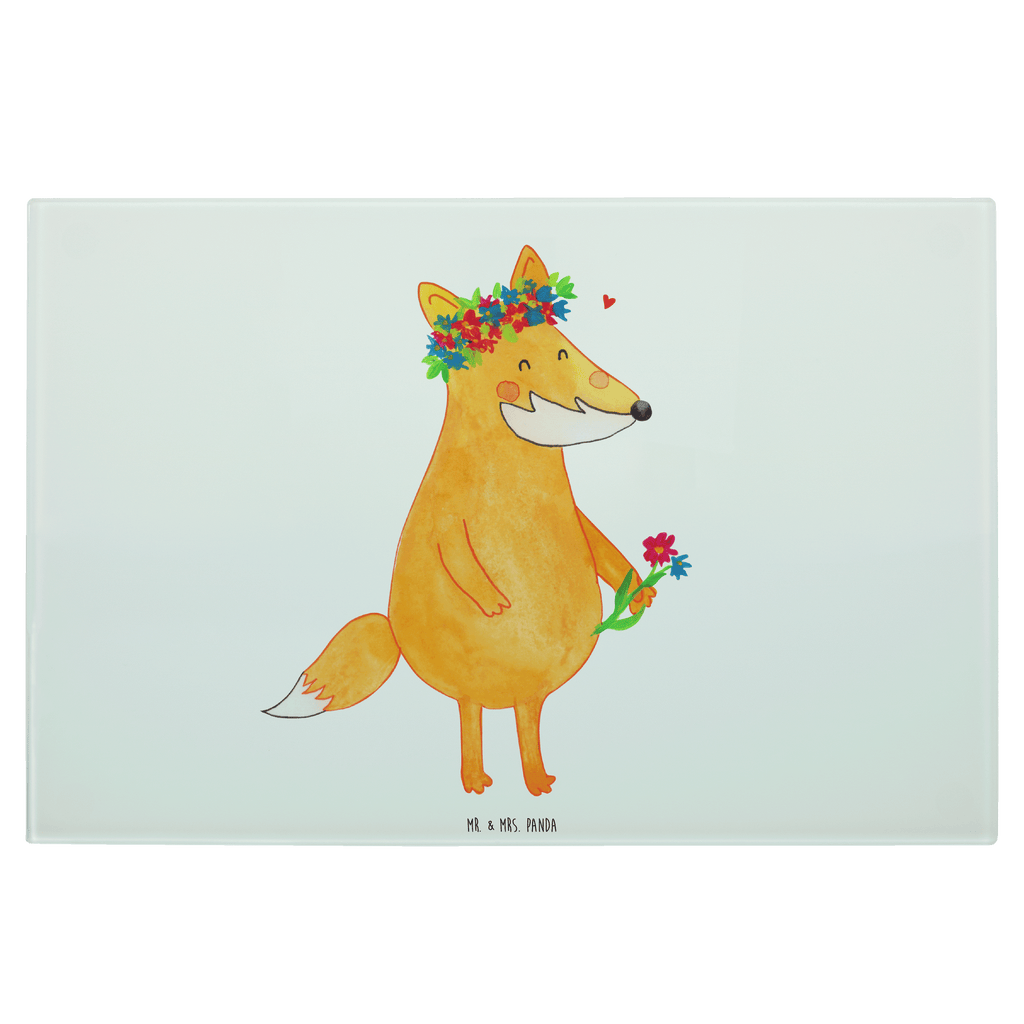 XL Glas Schneidbrett Fuchs Blumenliebe Glasschneidebrett, Schneidebrett, Frühstücksbrett, Küche, Fuchs, Füchse, Fox, Liebe, Freundin, Fuchsmädchen, Blumenmädchen, Freundinnen, Liebesbeweis, Blume, Blumen, Motivation, Freude, ich, mich, Selbstliebe
