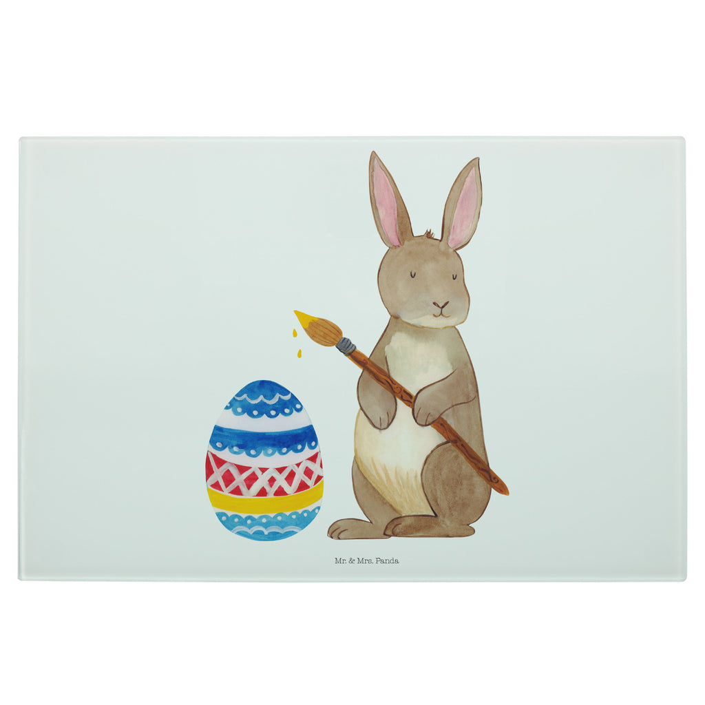 Medium Glas Schneidbrett Hase Eiermalen Glasschneidebrett, Schneidebrett, Ostern, Osterhase, Ostergeschenke, Osternest, Osterdeko, Geschenk zu Ostern, Frohe Ostern, Ostergrüße, Osterblume, Osterei, bemalte Ostereier, Hase, Kaninchen, Eiermalen