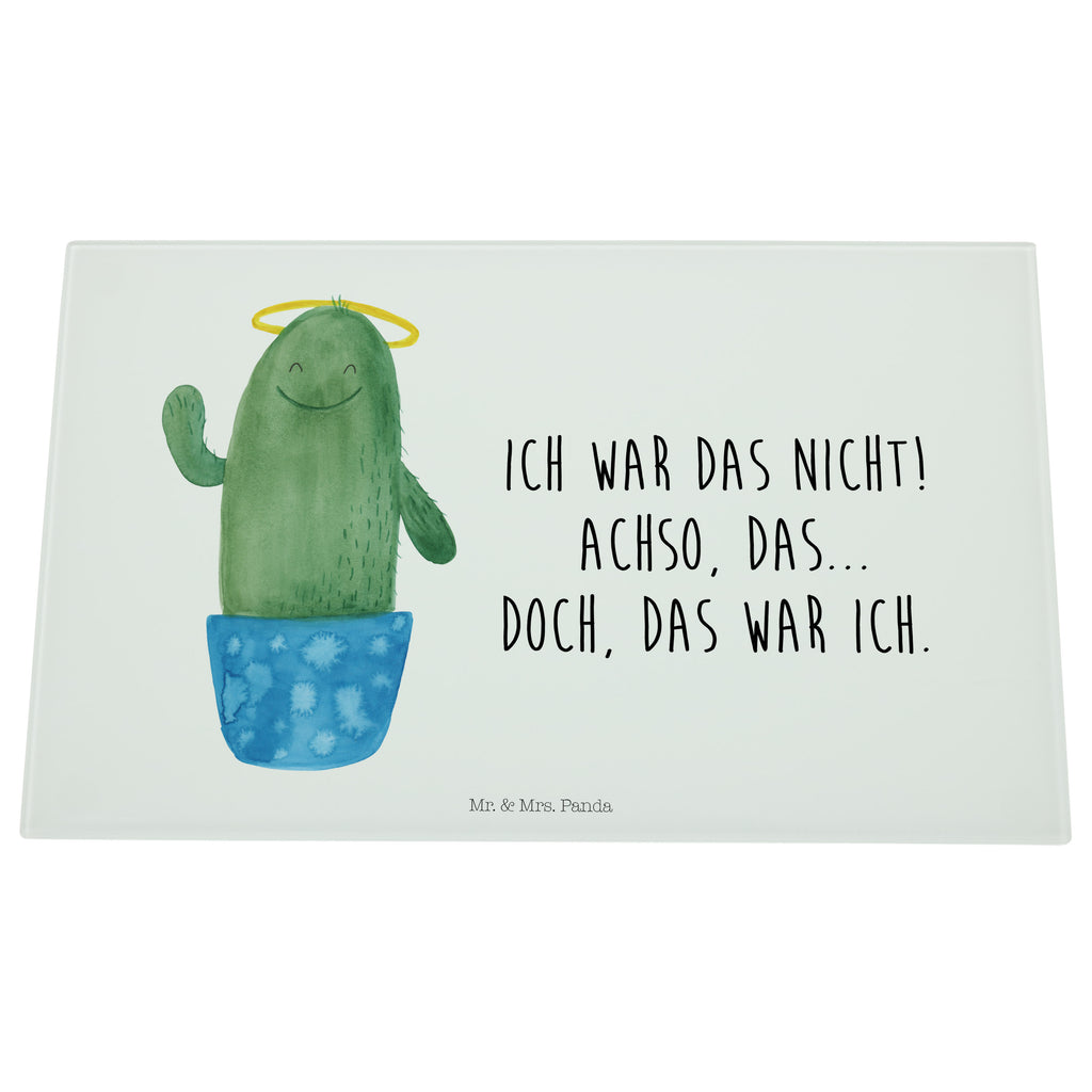 Medium Glas Schneidbrett Kaktus Heilig Glasschneidebrett, Schneidebrett, Kaktus, Kakteen, frech, lustig, Kind, Eltern, Familie, Bruder, Schwester, Schwestern, Freundin, Heiligenschein
