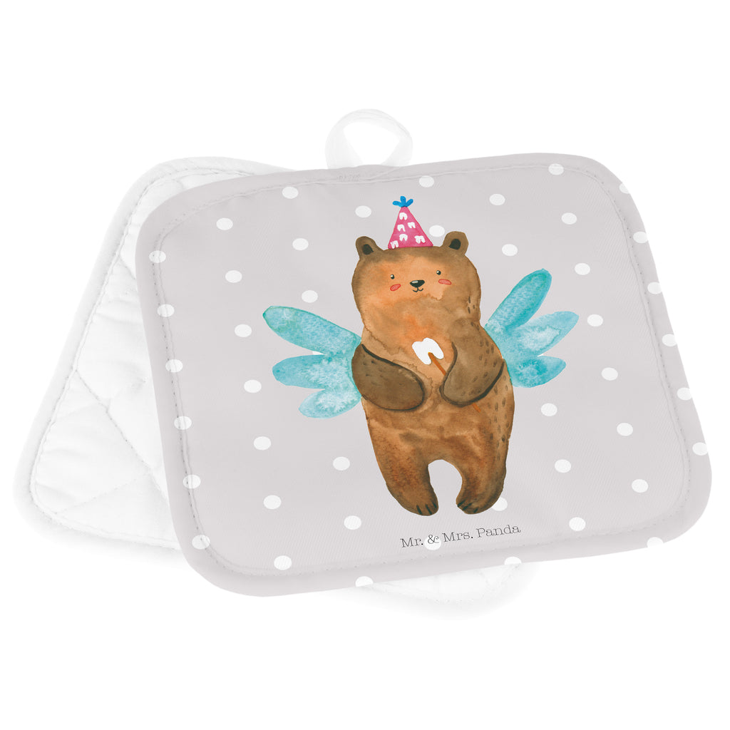 2er Set Topflappen  Zahnfee Bär Topflappen, Topfuntersetzer, Ofenhandschuh, Topflappen Set, Topflappen lustig, Topflappen mit Spruch, Bär, Teddy, Teddybär, Zahnfee, Fee, Milchzahn, Erster Zahn