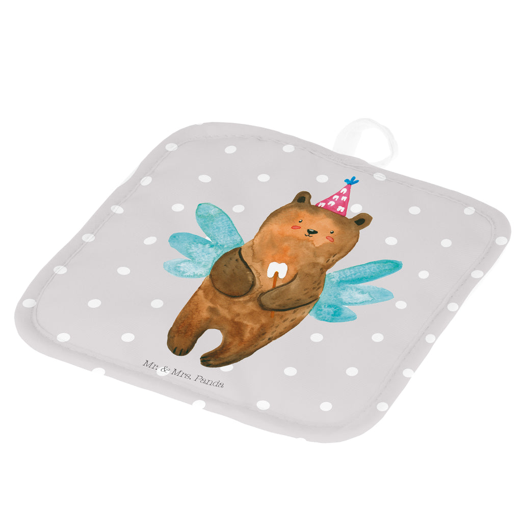 2er Set Topflappen  Zahnfee Bär Topflappen, Topfuntersetzer, Ofenhandschuh, Topflappen Set, Topflappen lustig, Topflappen mit Spruch, Bär, Teddy, Teddybär, Zahnfee, Fee, Milchzahn, Erster Zahn