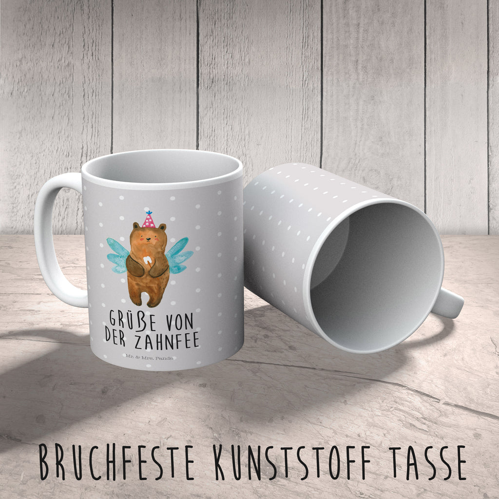Kindertasse Zahnfee Bär Kunststoff Tasse, Kindergarten, Tasse, Trinkbecher, Camping Becher, Kaffeetasse, Kunststoffbecher, Kindergartenbecher, Outdoorgeschirr, Kunststoffgeschirr, Reisebecher, Reisetasse, Kinderbecher, Bär, Teddy, Teddybär, Zahnfee, Fee, Milchzahn, Erster Zahn