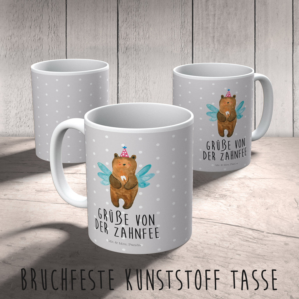 Kindertasse Zahnfee Bär Kunststoff Tasse, Kindergarten, Tasse, Trinkbecher, Camping Becher, Kaffeetasse, Kunststoffbecher, Kindergartenbecher, Outdoorgeschirr, Kunststoffgeschirr, Reisebecher, Reisetasse, Kinderbecher, Bär, Teddy, Teddybär, Zahnfee, Fee, Milchzahn, Erster Zahn