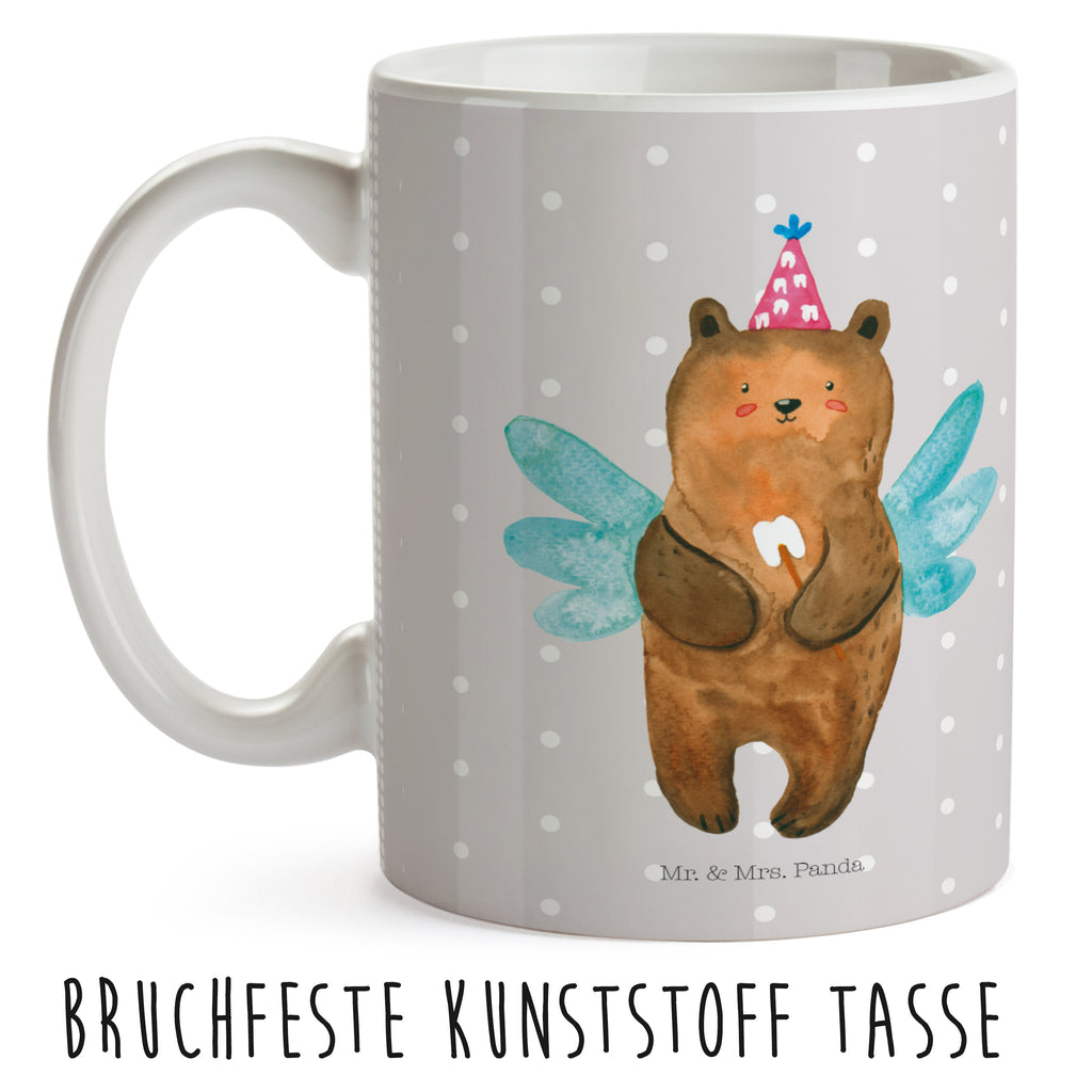 Kindertasse Zahnfee Bär Kunststoff Tasse, Kindergarten, Tasse, Trinkbecher, Camping Becher, Kaffeetasse, Kunststoffbecher, Kindergartenbecher, Outdoorgeschirr, Kunststoffgeschirr, Reisebecher, Reisetasse, Kinderbecher, Bär, Teddy, Teddybär, Zahnfee, Fee, Milchzahn, Erster Zahn