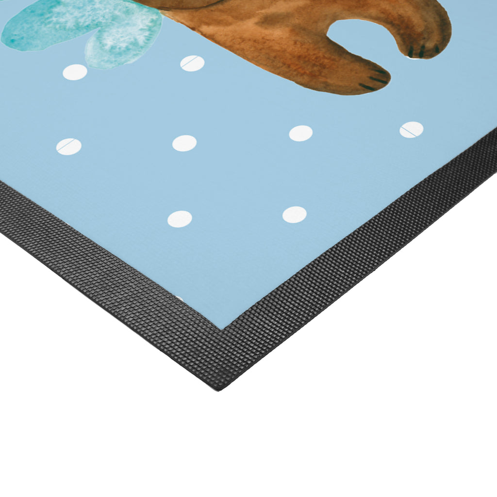 Fußmatte Zahnfee Bär Türvorleger, Schmutzmatte, Fußabtreter, Matte, Schmutzfänger, Fußabstreifer, Schmutzfangmatte, Türmatte, Motivfußmatte, Haustürmatte, Vorleger, Bär, Teddy, Teddybär, Zahnfee, Fee, Milchzahn, Erster Zahn