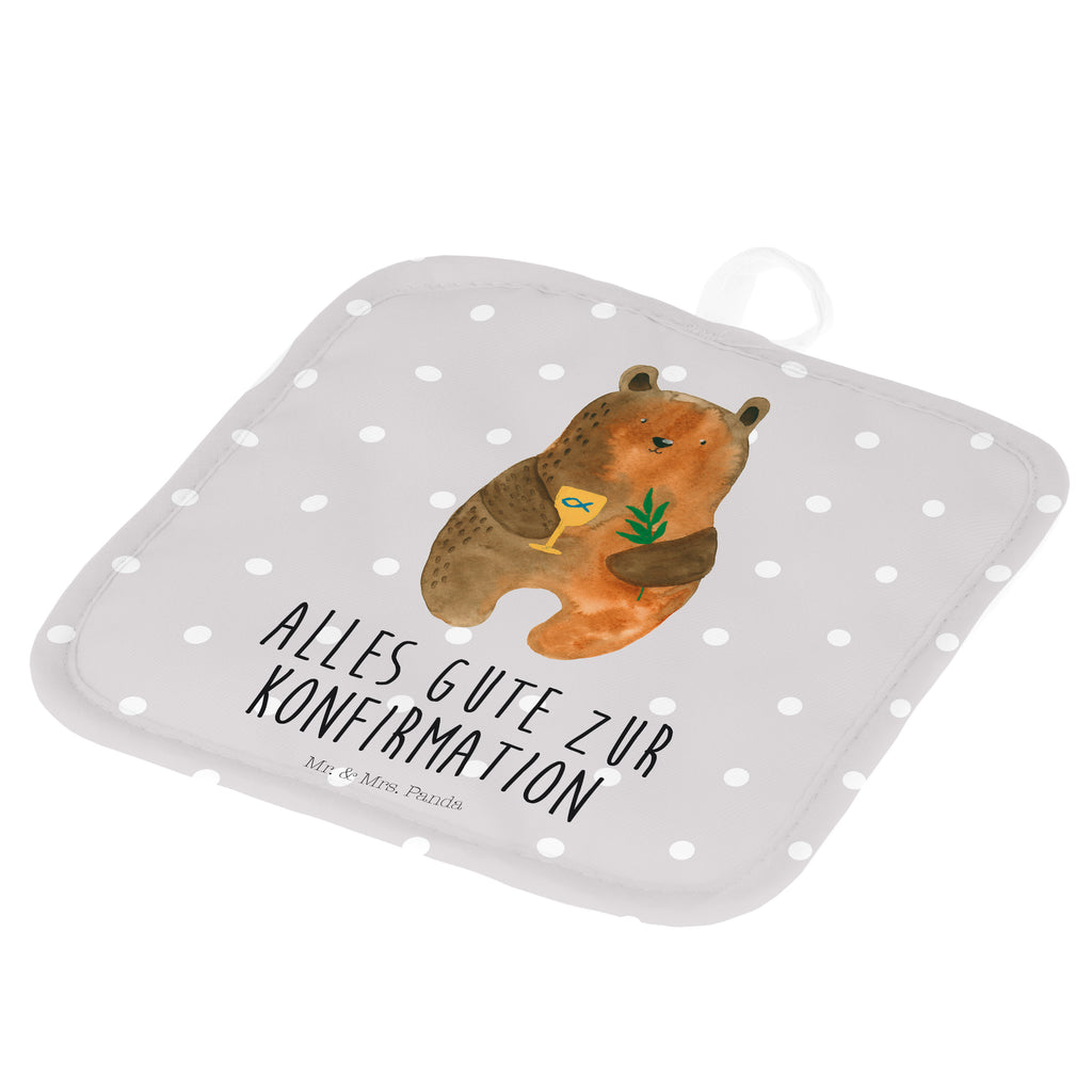 2er Set Topflappen  Konfirmation-Bär Topflappen, Topfuntersetzer, Ofenhandschuh, Topflappen Set, Topflappen lustig, Topflappen mit Spruch, Bär, Teddy, Teddybär, Konfirmation, Kirche, evangelisch, Gottesdienst