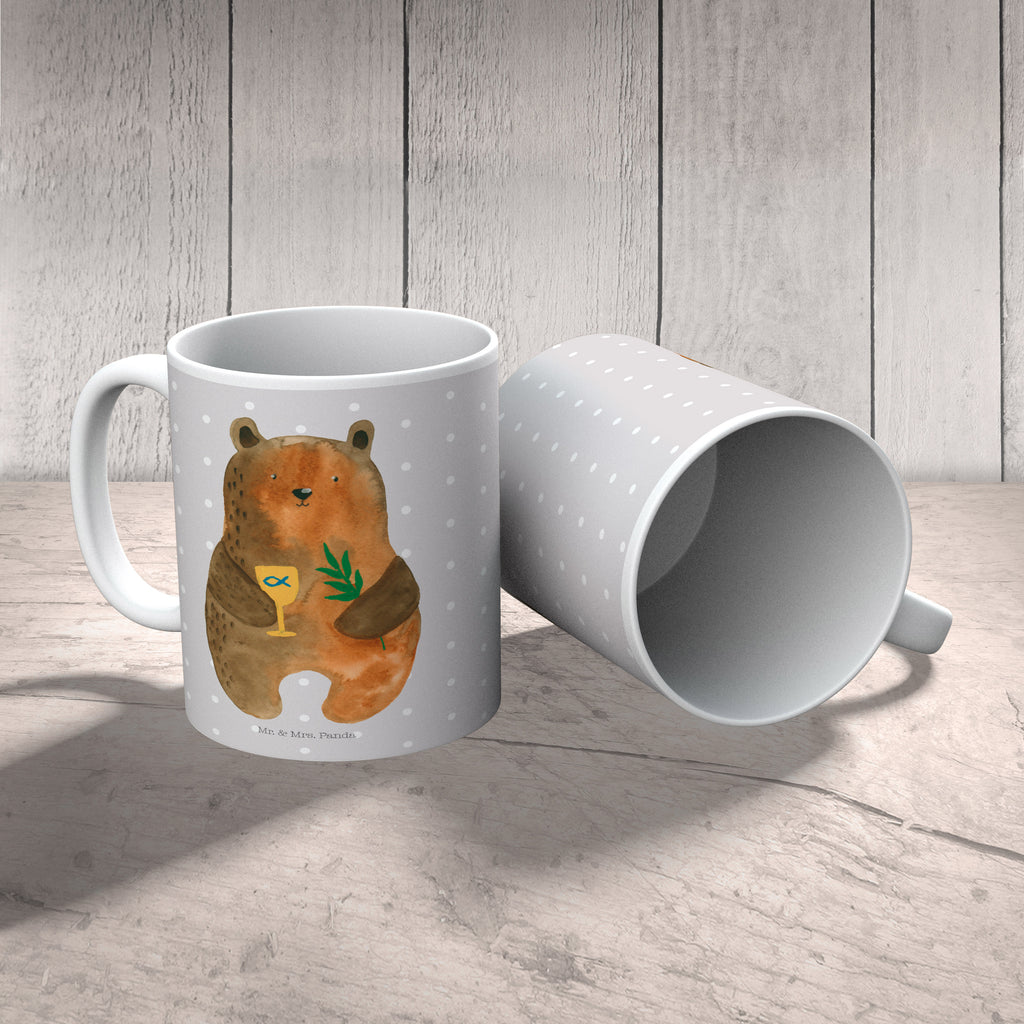 Kindertasse Konfirmation-Bär Kunststoff Tasse, Kindergarten, Tasse, Trinkbecher, Camping Becher, Kaffeetasse, Kunststoffbecher, Kindergartenbecher, Outdoorgeschirr, Kunststoffgeschirr, Reisebecher, Reisetasse, Kinderbecher, Bär, Teddy, Teddybär, Konfirmation, Kirche, evangelisch, Gottesdienst