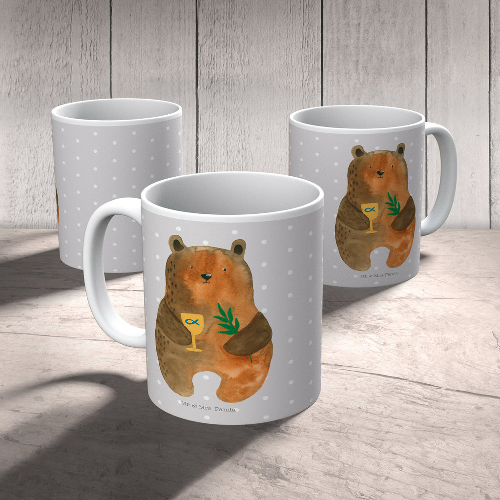 Kindertasse Konfirmation-Bär Kunststoff Tasse, Kindergarten, Tasse, Trinkbecher, Camping Becher, Kaffeetasse, Kunststoffbecher, Kindergartenbecher, Outdoorgeschirr, Kunststoffgeschirr, Reisebecher, Reisetasse, Kinderbecher, Bär, Teddy, Teddybär, Konfirmation, Kirche, evangelisch, Gottesdienst