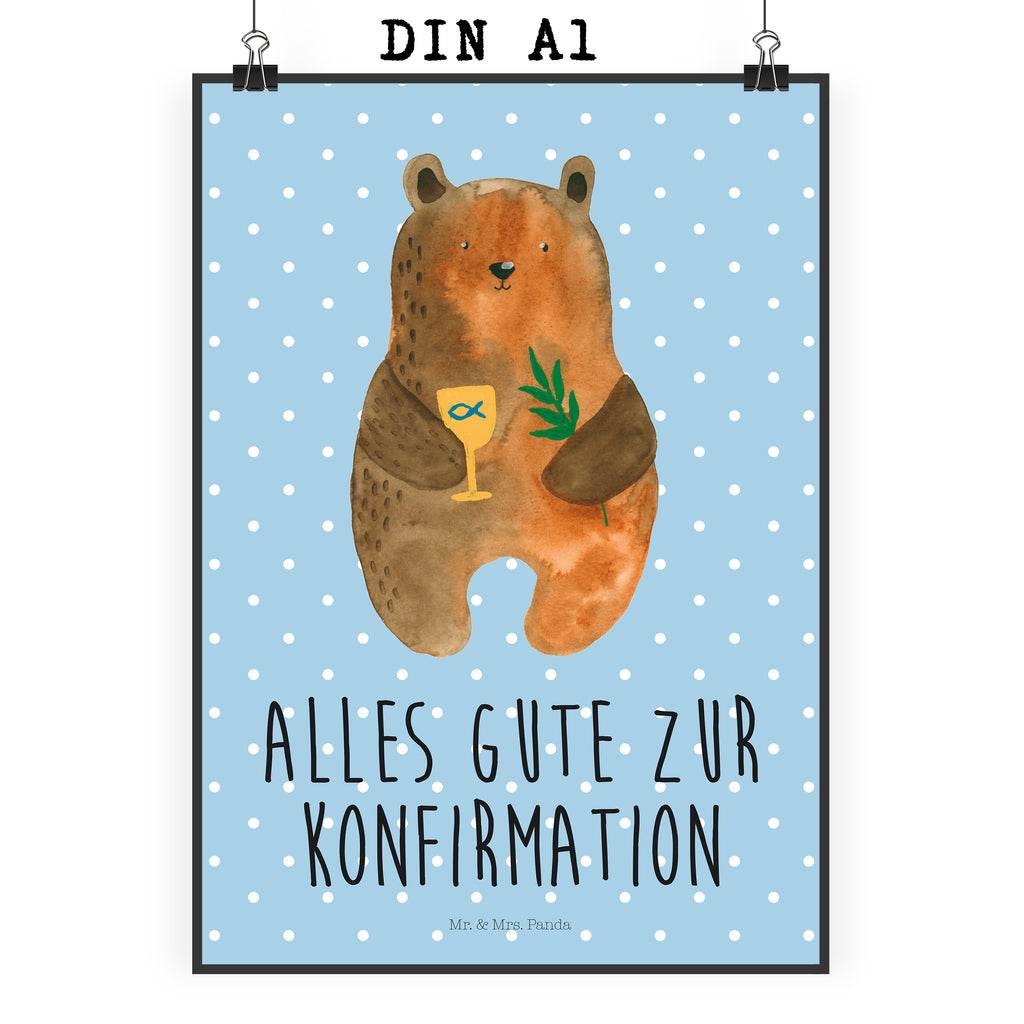 Poster Konfirmation-Bär