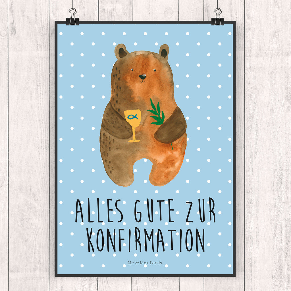 Poster Konfirmation-Bär