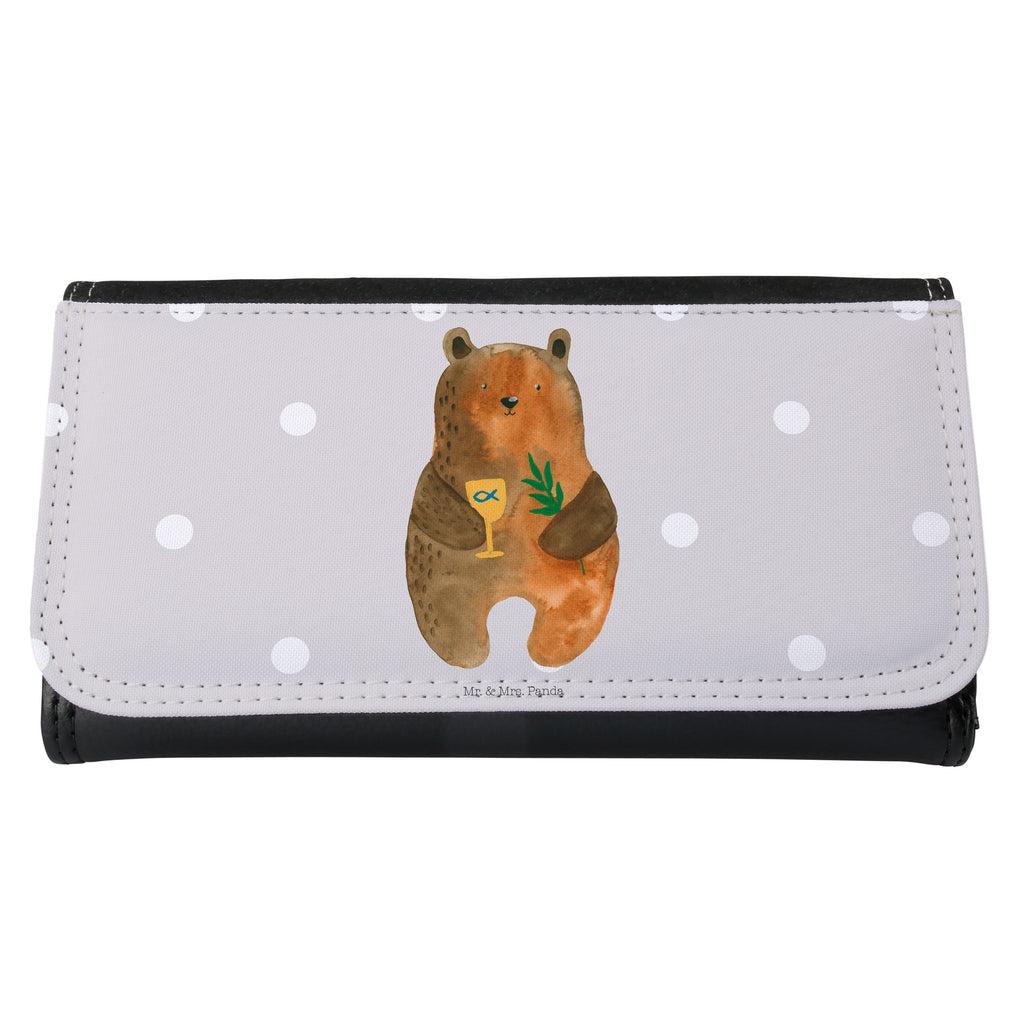 Damen Portemonnaie Konfirmation-Bär Portemonnaie, Portemonee, Geldbörse, Damen, Groß, XXL, Geldbeutel, Portemonnaies, Bär, Teddy, Teddybär, Konfirmation, Kirche, evangelisch, Gottesdienst