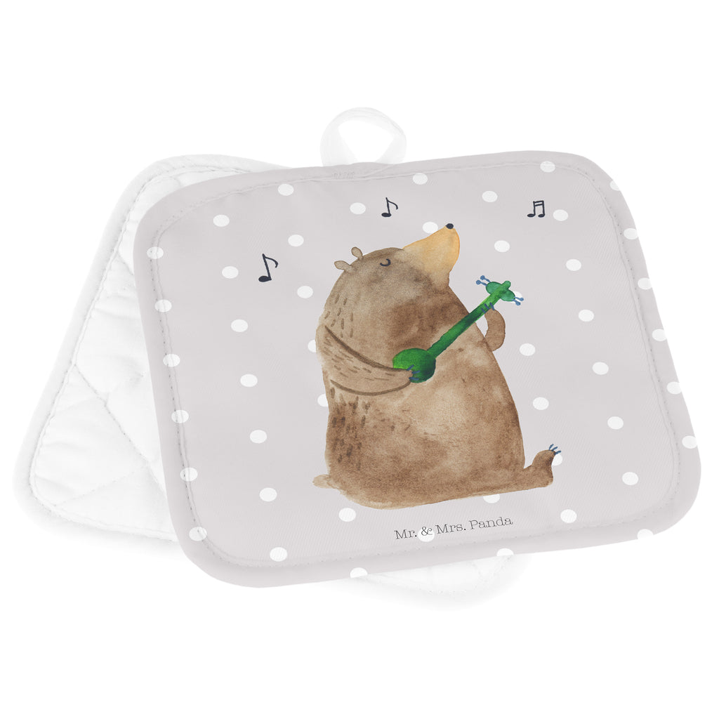 2er Set Topflappen  Bär Lied Topflappen, Topfuntersetzer, Ofenhandschuh, Topflappen Set, Topflappen lustig, Topflappen mit Spruch, Bär, Teddy, Teddybär, Bärchen, Bear, Liebeslied, Lied, Song, Valentinstag, Valentine, Geschenk, Partner, Liebe, Freundin, Frau, Herz, Spruch