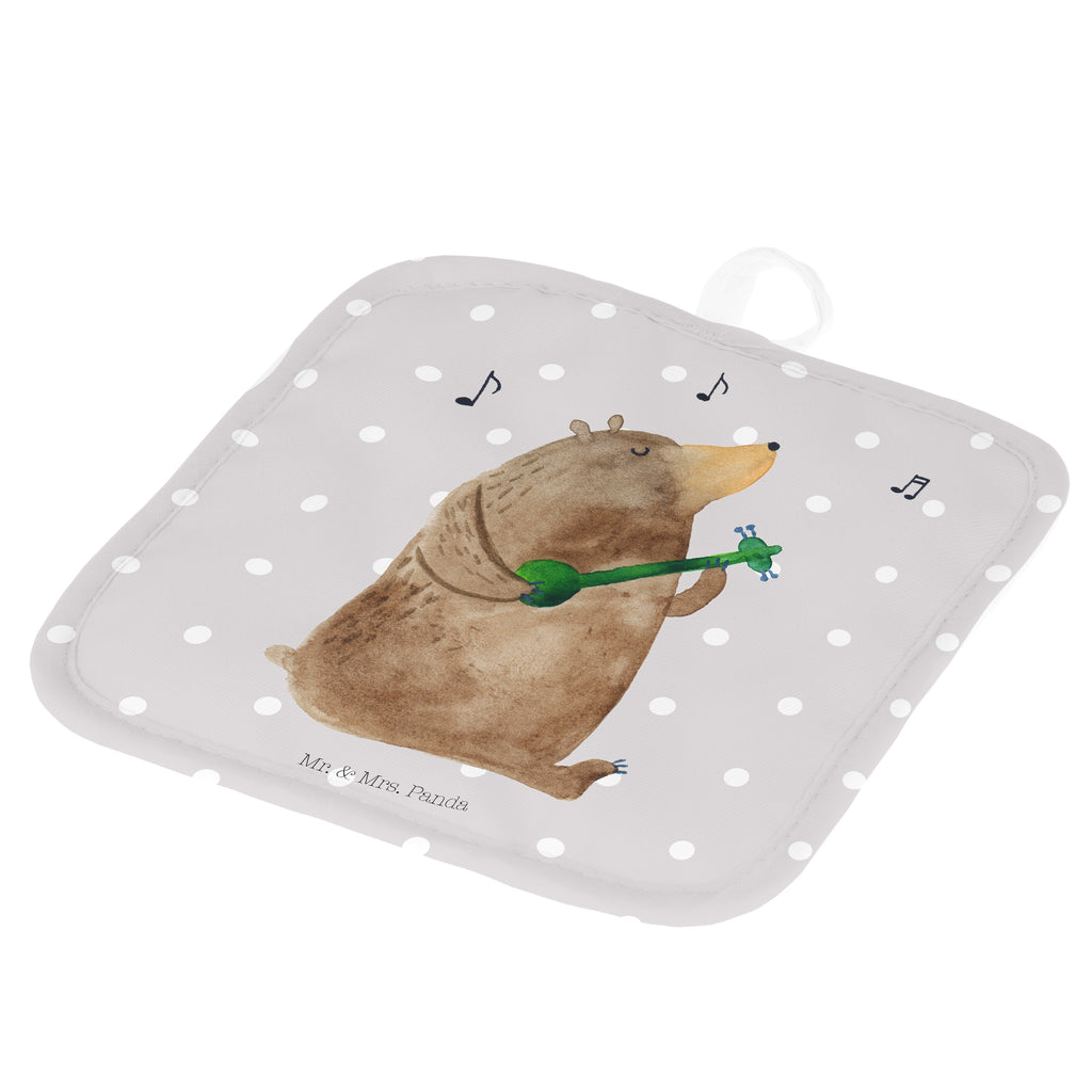 2er Set Topflappen  Bär Lied Topflappen, Topfuntersetzer, Ofenhandschuh, Topflappen Set, Topflappen lustig, Topflappen mit Spruch, Bär, Teddy, Teddybär, Bärchen, Bear, Liebeslied, Lied, Song, Valentinstag, Valentine, Geschenk, Partner, Liebe, Freundin, Frau, Herz, Spruch
