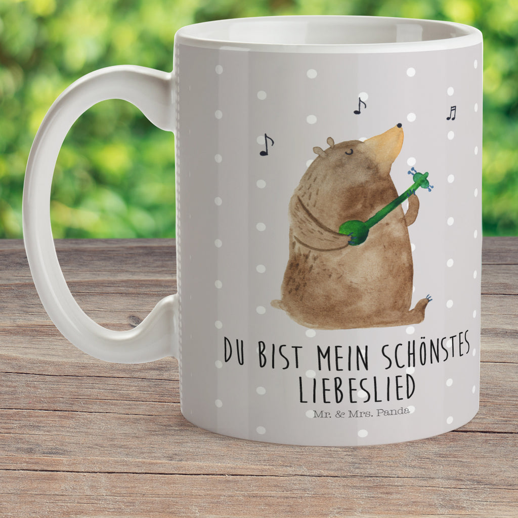 Kindertasse Bär Lied Kunststoff Tasse, Kindergarten, Tasse, Trinkbecher, Camping Becher, Kaffeetasse, Kunststoffbecher, Kindergartenbecher, Outdoorgeschirr, Kunststoffgeschirr, Reisebecher, Reisetasse, Kinderbecher, Bär, Teddy, Teddybär, Bärchen, Bear, Liebeslied, Lied, Song, Valentinstag, Valentine, Geschenk, Partner, Liebe, Freundin, Frau, Herz, Spruch