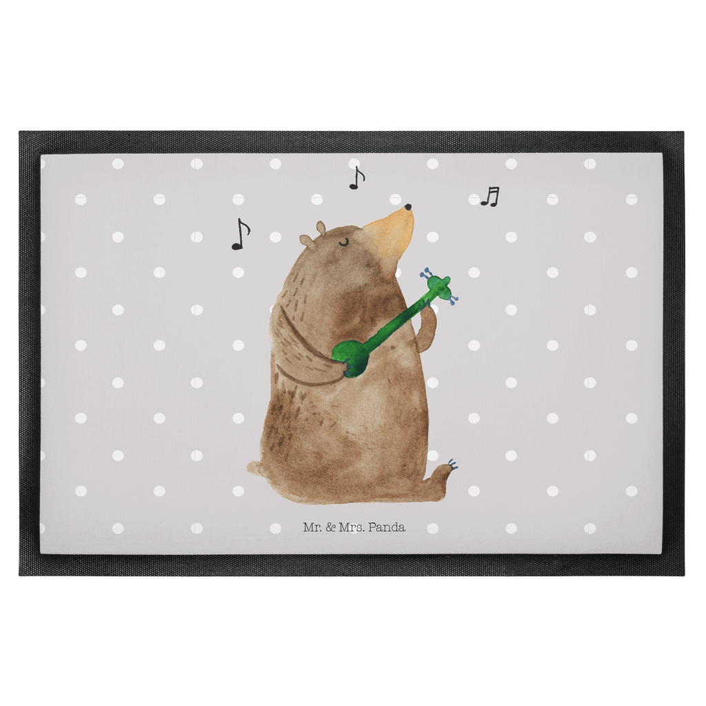 Fußmatte Bär Lied Bär, Bärchen, Bear, Liebeslied, Lied, Song, Valentinstag, Valentine, Geschenk, Partner, Liebe, Freundin, Frau, Herz, Spruch Türvorleger, Schmutzmatte, Fußabtreter, Matte, Schmutzfänger, Fußabstreifer, Schmutzfangmatte, Türmatte, Motivfußmatte,  Haustürmatte, Vorleger  Bär, Teddy, Teddybär