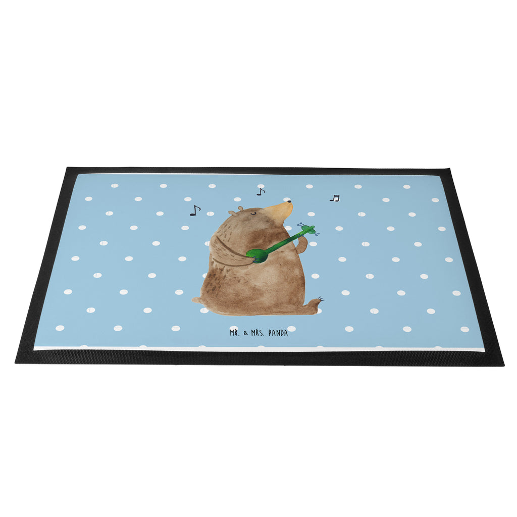 Fußmatte Bär Lied Bär, Bärchen, Bear, Liebeslied, Lied, Song, Valentinstag, Valentine, Geschenk, Partner, Liebe, Freundin, Frau, Herz, Spruch Türvorleger, Schmutzmatte, Fußabtreter, Matte, Schmutzfänger, Fußabstreifer, Schmutzfangmatte, Türmatte, Motivfußmatte,  Haustürmatte, Vorleger  Bär, Teddy, Teddybär