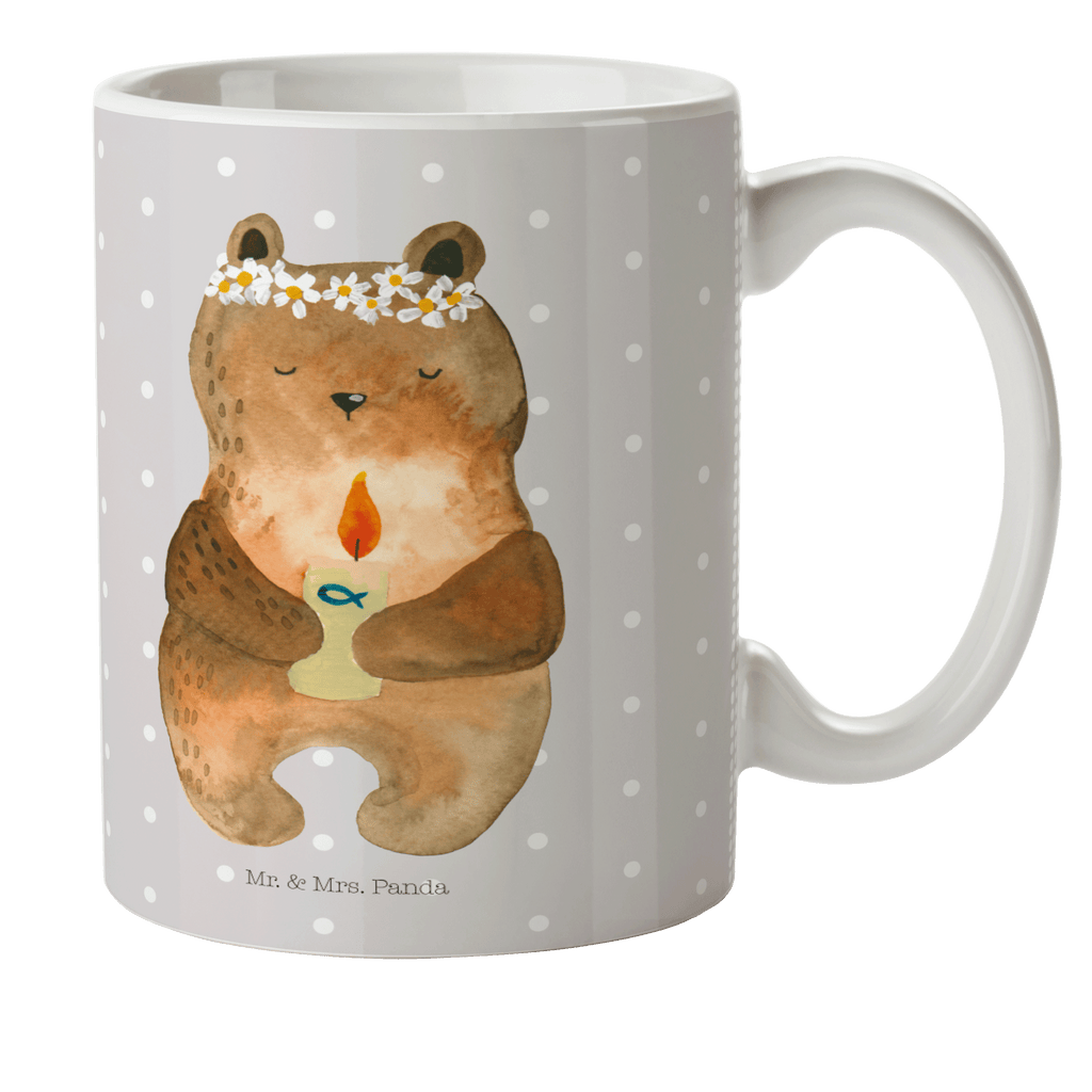 Kindertasse Kommunion-Bär Kunststoff Tasse, Kindergarten, Tasse, Trinkbecher, Camping Becher, Kaffeetasse, Kunststoffbecher, Kindergartenbecher, Outdoorgeschirr, Kunststoffgeschirr, Reisebecher, Reisetasse, Kinderbecher, Bär, Teddy, Teddybär, Kommunion, Gottes Segen, Taufkerze, katholisch
