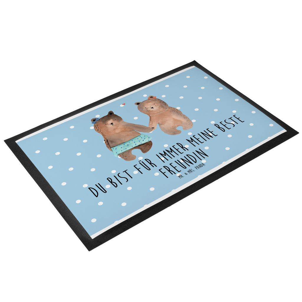 Fußmatte Bär Freundin Bär Freundin Beste Freund Liebe Liebesbeweis Verliebt Kumpel Kumpeliene Türvorleger, Schmutzmatte, Fußabtreter, Matte, Schmutzfänger, Fußabstreifer, Schmutzfangmatte, Türmatte, Motivfußmatte,  Haustürmatte, Vorleger  Bär, Teddy, Teddybär