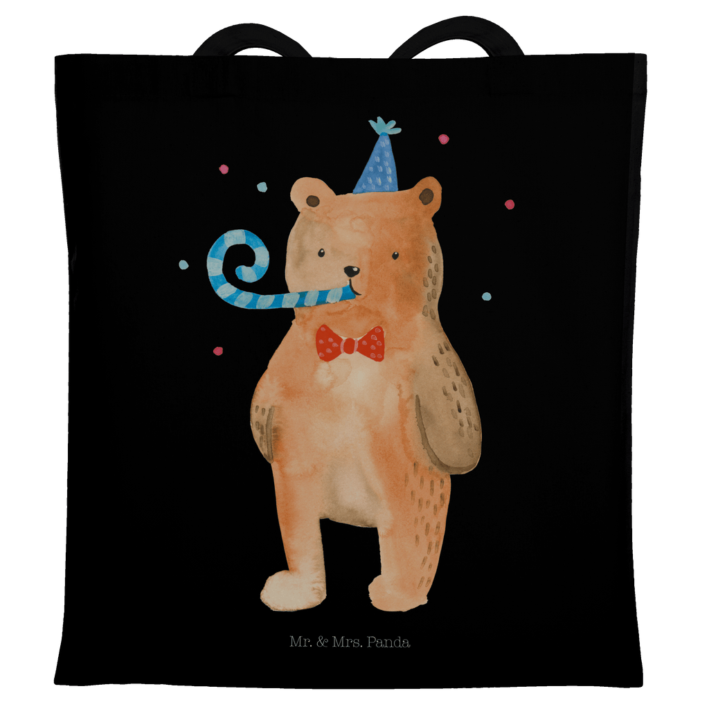 Tragetasche Birthday Bär Beuteltasche, Beutel, Einkaufstasche, Jutebeutel, Stoffbeutel, Bär, Teddy, Teddybär, Happy Birthday, Alles Gute, Glückwunsch, Geburtstag