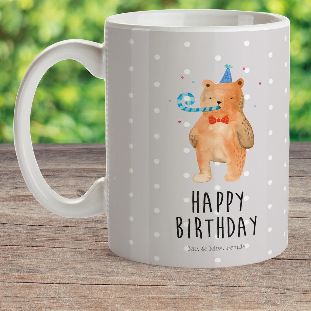 Kindertasse Birthday Bär Kunststoff Tasse, Kindergarten, Tasse, Trinkbecher, Camping Becher, Kaffeetasse, Kunststoffbecher, Kindergartenbecher, Outdoorgeschirr, Kunststoffgeschirr, Reisebecher, Reisetasse, Kinderbecher, Bär, Teddy, Teddybär, Happy Birthday, Alles Gute, Glückwunsch, Geburtstag