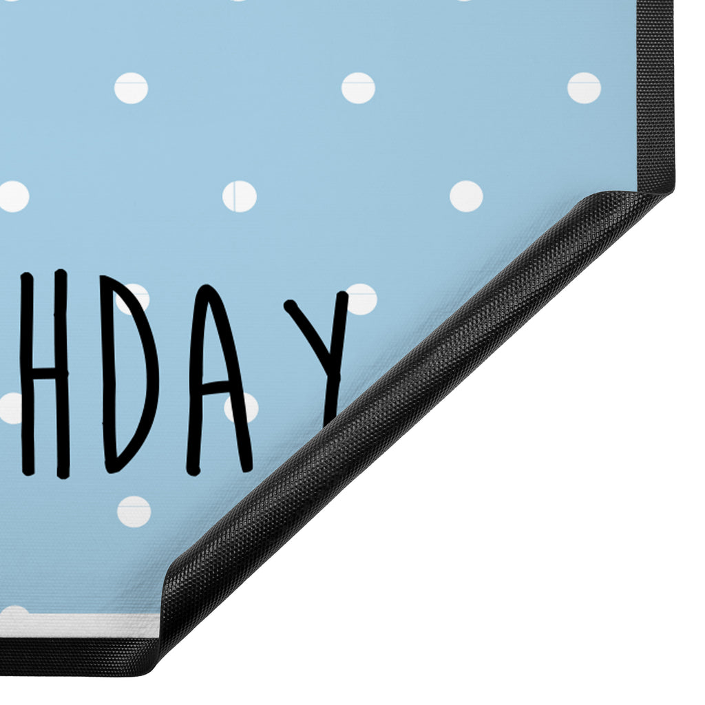 Fußmatte Birthday Bär Happy Birthday, Alles Gute, Glückwunsch, Geburtstag,  Türvorleger, Schmutzmatte, Fußabtreter, Matte, Schmutzfänger, Fußabstreifer, Schmutzfangmatte, Türmatte, Motivfußmatte,  Haustürmatte, Vorleger  Bär, Teddy, Teddybär