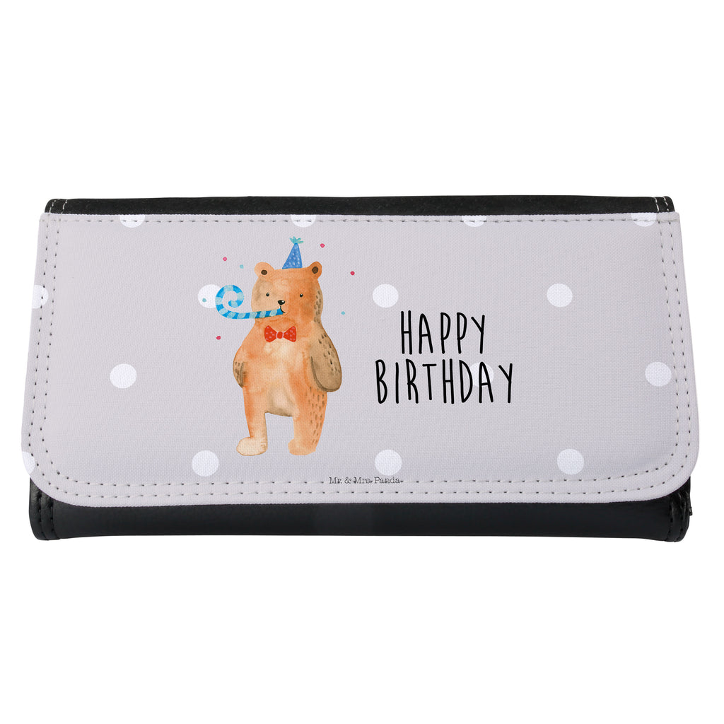 Damen Portemonnaie Birthday Bär Portemonnaie, Portemonee, Geldbörse, Damen, Groß, XXL, Geldbeutel, Portemonnaies, Bär, Teddy, Teddybär, Happy Birthday, Alles Gute, Glückwunsch, Geburtstag