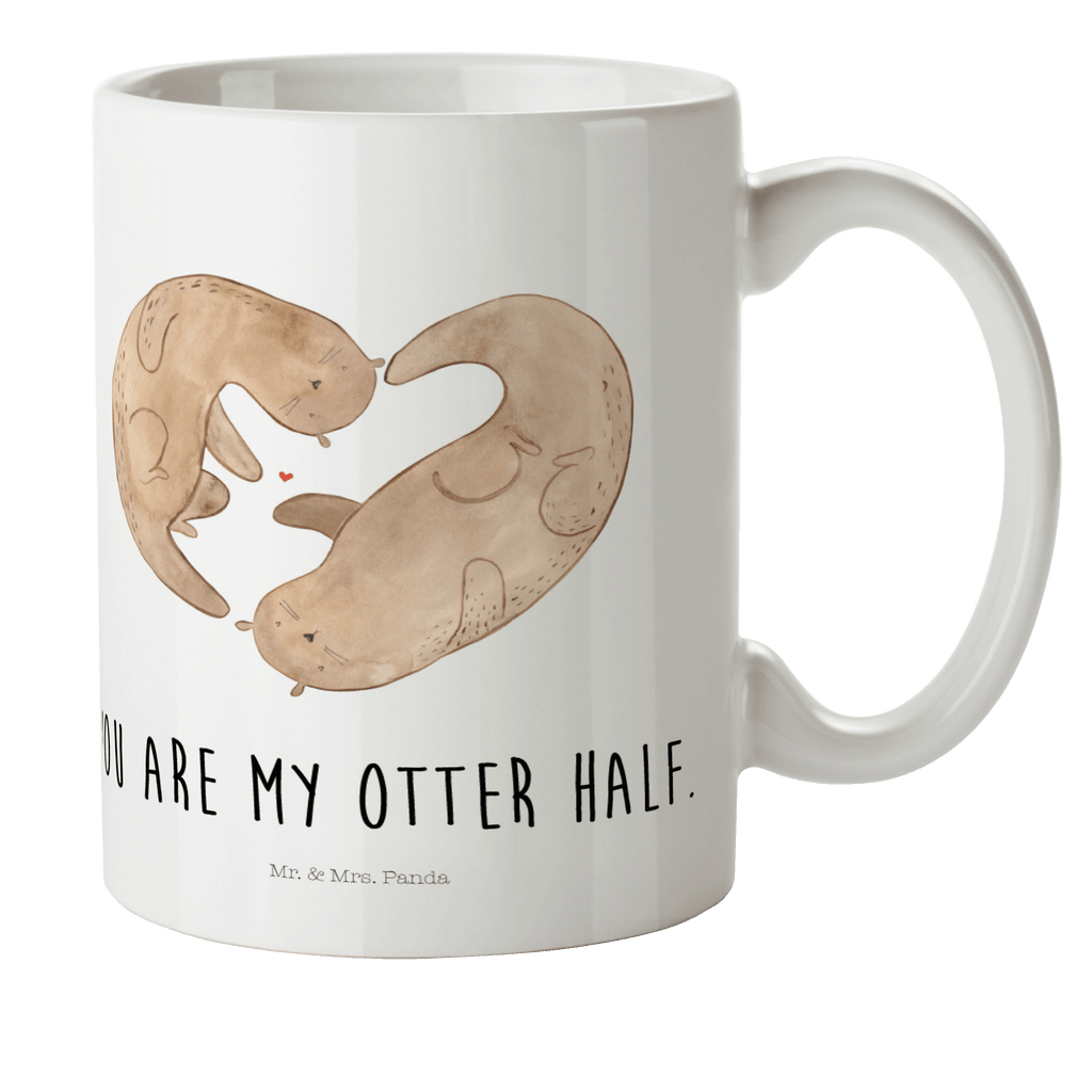 Kindertasse Otter Herz Kunststoff Tasse, Kindergarten, Tasse, Trinkbecher, Camping Becher, Kaffeetasse, Kunststoffbecher, Kindergartenbecher, Outdoorgeschirr, Kunststoffgeschirr, Reisebecher, Reisetasse, Kinderbecher, Otter, Fischotter, Seeotter, Liebe, Herz, Liebesbeweis, Liebesgeschenk, Bessere Hälfte, Love you, Jahrestag, Hochzeitstag, Verlobung, gemeinsames Leben