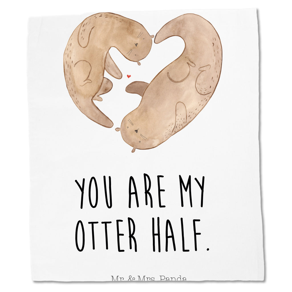 Tragetasche Otter Herz Beuteltasche, Beutel, Einkaufstasche, Jutebeutel, Stoffbeutel, Otter, Fischotter, Seeotter, Liebe, Herz, Liebesbeweis, Liebesgeschenk, Bessere Hälfte, Love you, Jahrestag, Hochzeitstag, Verlobung, gemeinsames Leben