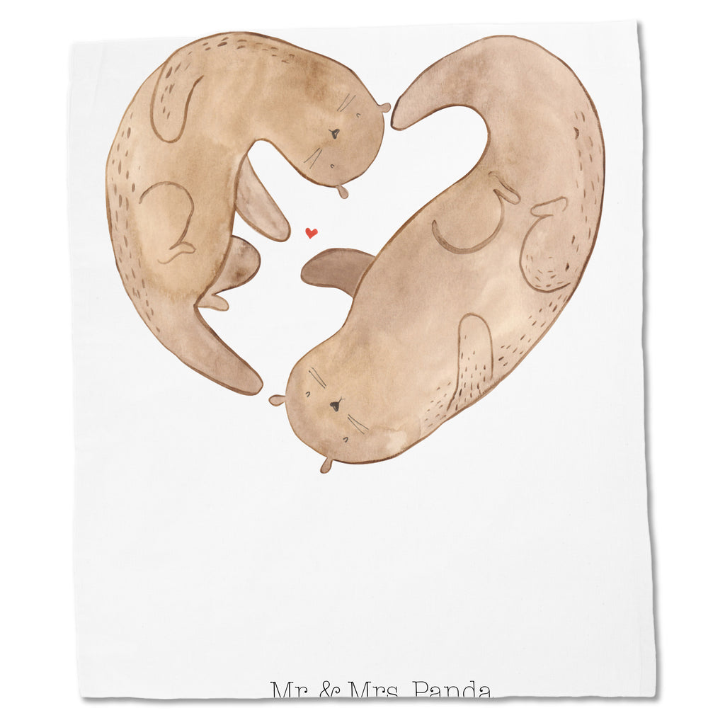 Tragetasche Otter Herz Beuteltasche, Beutel, Einkaufstasche, Jutebeutel, Stoffbeutel, Otter, Fischotter, Seeotter, Liebe, Herz, Liebesbeweis, Liebesgeschenk, Bessere Hälfte, Love you, Jahrestag, Hochzeitstag, Verlobung, gemeinsames Leben