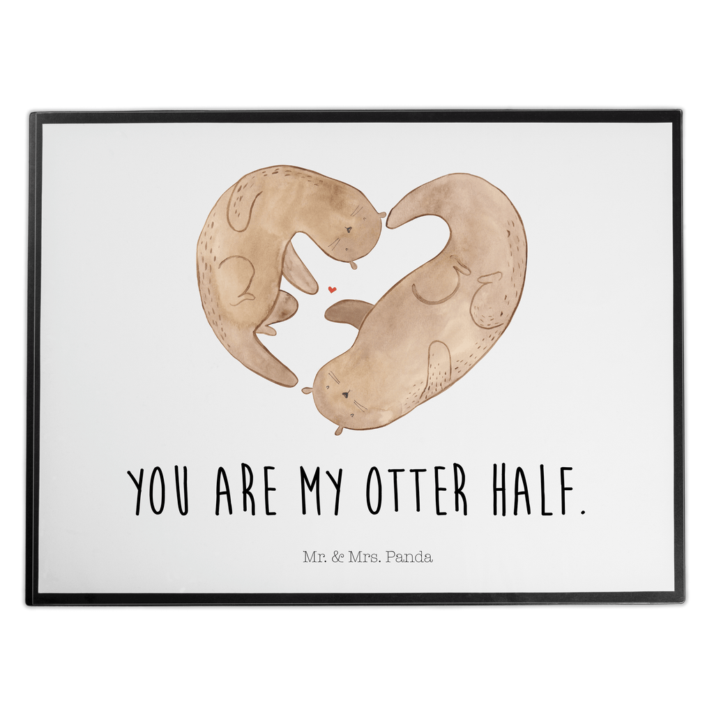 Schreibtischunterlage Otter Herz Schreibunterlage, Schreibtischauflage, Bürobedarf, Büroartikel, Schreibwaren, Schreibtisch Unterlagen, Schreibtischunterlage Groß, Otter, Fischotter, Seeotter, Liebe, Herz, Liebesbeweis, Liebesgeschenk, Bessere Hälfte, Love you, Jahrestag, Hochzeitstag, Verlobung, gemeinsames Leben