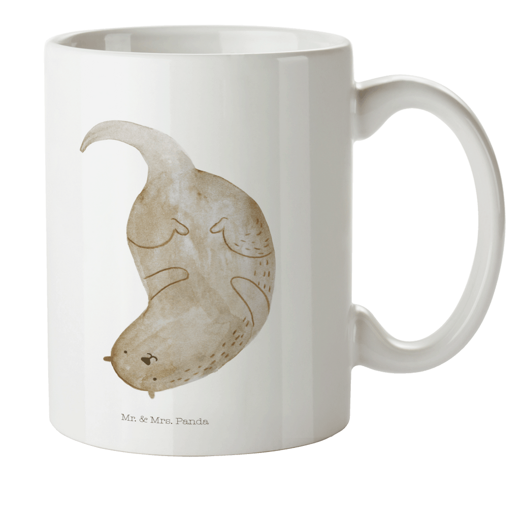 Kindertasse Otter kopfüber Kunststoff Tasse, Kindergarten, Tasse, Trinkbecher, Camping Becher, Kaffeetasse, Kunststoffbecher, Kindergartenbecher, Outdoorgeschirr, Kunststoffgeschirr, Reisebecher, Reisetasse, Kinderbecher, Otter, Fischotter, Seeotter, Otter Seeotter See Otter