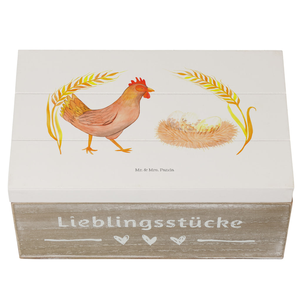 Holzkiste Huhn stolz Holzkiste, Kiste, Schatzkiste, Truhe, Schatulle, XXL, Erinnerungsbox, Erinnerungskiste, Dekokiste, Aufbewahrungsbox, Bauernhof, Hoftiere, Landwirt, Landwirtin, Hahn, Henne, Hühner, Eier, Hof, Landleben, Motivation, Geburt, Magie, Spruch, Schwangerschaft