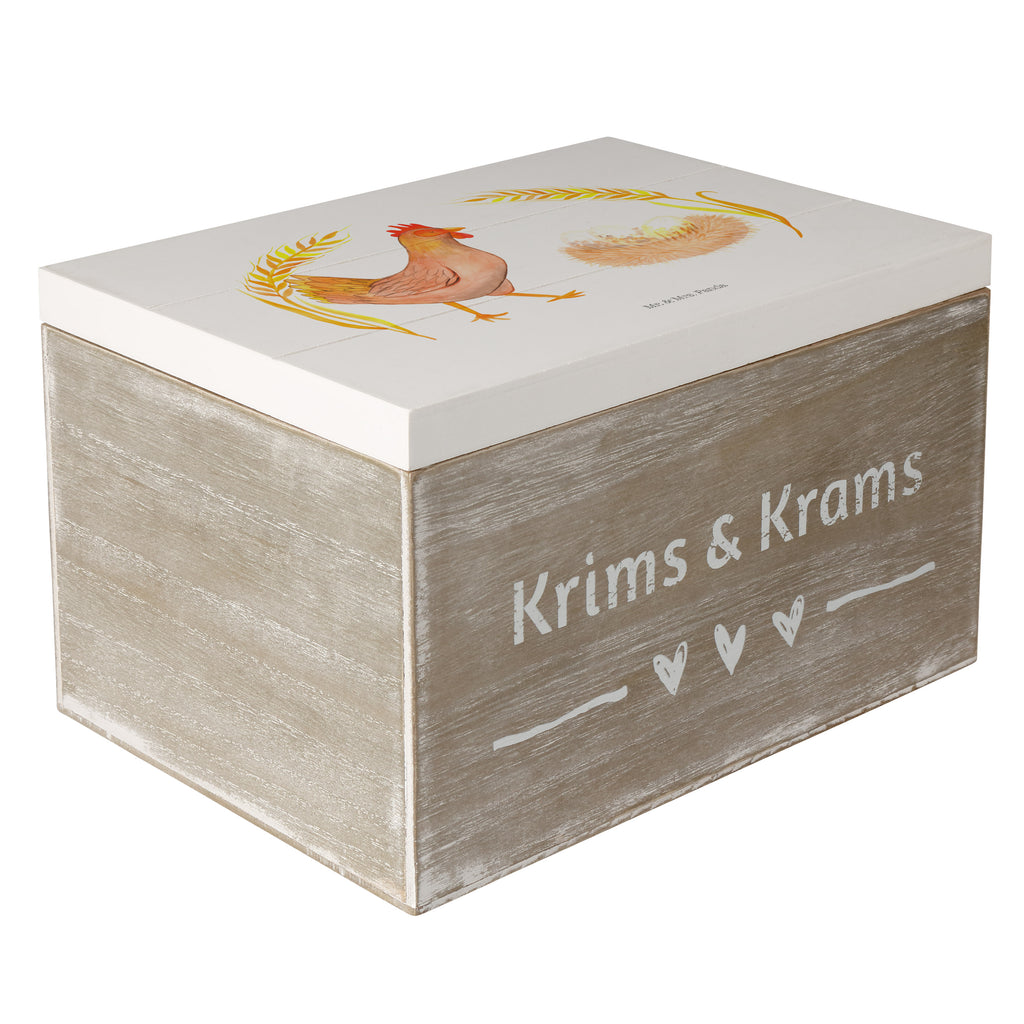 Holzkiste Huhn stolz Holzkiste, Kiste, Schatzkiste, Truhe, Schatulle, XXL, Erinnerungsbox, Erinnerungskiste, Dekokiste, Aufbewahrungsbox, Bauernhof, Hoftiere, Landwirt, Landwirtin, Hahn, Henne, Hühner, Eier, Hof, Landleben, Motivation, Geburt, Magie, Spruch, Schwangerschaft
