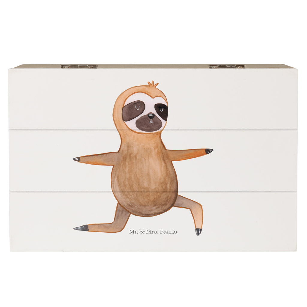 Holzkiste Faultier  Yoga Holzkiste, Kiste, Schatzkiste, Truhe, Schatulle, XXL, Erinnerungsbox, Erinnerungskiste, Dekokiste, Aufbewahrungsbox, Faultier, Faultier Geschenk, Faultier Deko, Faultiere, faul, Lieblingstier, Yoga, Namaste, Krieger, Yogaübungen, Meditation, Atmung, Gelassenheit, Entspannung