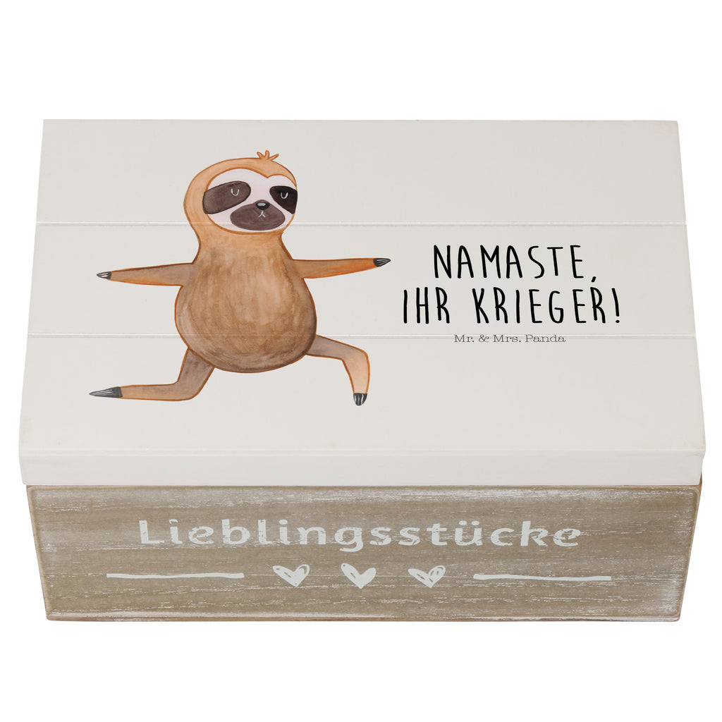 Holzkiste Faultier  Yoga Holzkiste, Kiste, Schatzkiste, Truhe, Schatulle, XXL, Erinnerungsbox, Erinnerungskiste, Dekokiste, Aufbewahrungsbox, Faultier, Faultier Geschenk, Faultier Deko, Faultiere, faul, Lieblingstier, Yoga, Namaste, Krieger, Yogaübungen, Meditation, Atmung, Gelassenheit, Entspannung