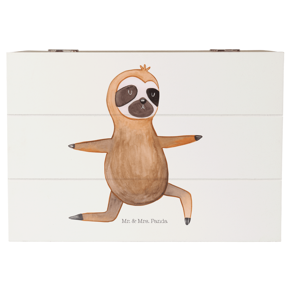 Holzkiste Faultier  Yoga Holzkiste, Kiste, Schatzkiste, Truhe, Schatulle, XXL, Erinnerungsbox, Erinnerungskiste, Dekokiste, Aufbewahrungsbox, Faultier, Faultier Geschenk, Faultier Deko, Faultiere, faul, Lieblingstier, Yoga, Namaste, Krieger, Yogaübungen, Meditation, Atmung, Gelassenheit, Entspannung