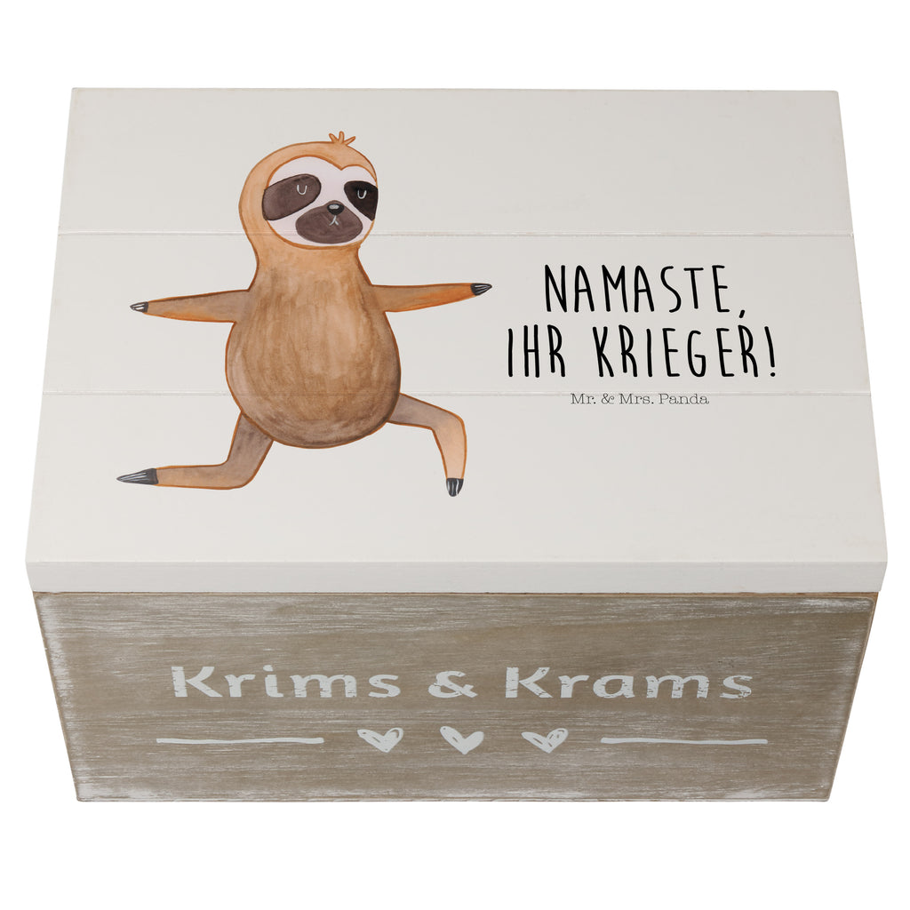 Holzkiste Faultier  Yoga Holzkiste, Kiste, Schatzkiste, Truhe, Schatulle, XXL, Erinnerungsbox, Erinnerungskiste, Dekokiste, Aufbewahrungsbox, Faultier, Faultier Geschenk, Faultier Deko, Faultiere, faul, Lieblingstier, Yoga, Namaste, Krieger, Yogaübungen, Meditation, Atmung, Gelassenheit, Entspannung