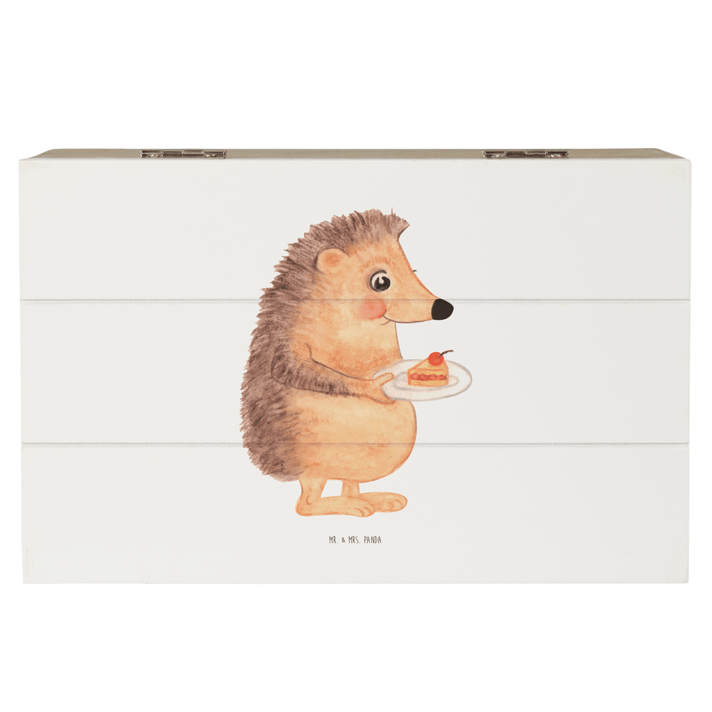 Holzkiste Igel mit Kuchenstück Holzkiste, Kiste, Schatzkiste, Truhe, Schatulle, XXL, Erinnerungsbox, Erinnerungskiste, Dekokiste, Aufbewahrungsbox, Tiermotive, Gute Laune, lustige Sprüche, Tiere, Igel, Essen Spruch, Kuchen, Backen Geschenk, Kuchen backen, Einladung Party, Geburtstagskuchen, Torte