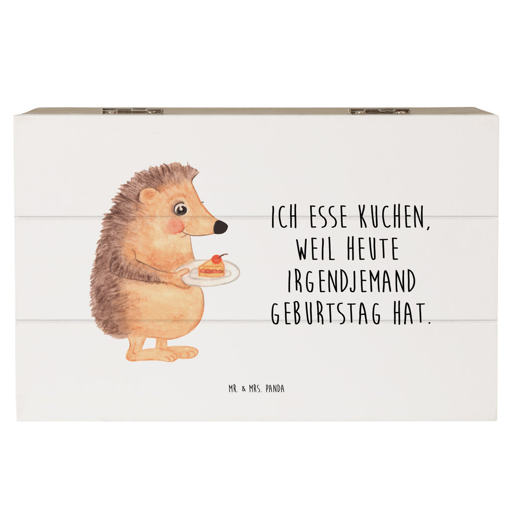 Holzkiste Igel mit Kuchenstück Holzkiste, Kiste, Schatzkiste, Truhe, Schatulle, XXL, Erinnerungsbox, Erinnerungskiste, Dekokiste, Aufbewahrungsbox, Tiermotive, Gute Laune, lustige Sprüche, Tiere, Igel, Essen Spruch, Kuchen, Backen Geschenk, Kuchen backen, Einladung Party, Geburtstagskuchen, Torte