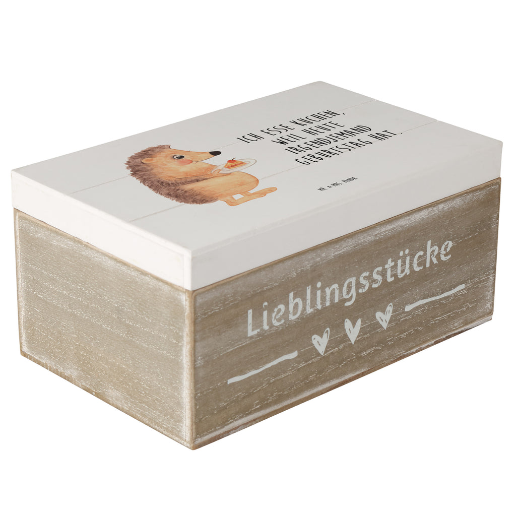Holzkiste Igel mit Kuchenstück Holzkiste, Kiste, Schatzkiste, Truhe, Schatulle, XXL, Erinnerungsbox, Erinnerungskiste, Dekokiste, Aufbewahrungsbox, Tiermotive, Gute Laune, lustige Sprüche, Tiere, Igel, Essen Spruch, Kuchen, Backen Geschenk, Kuchen backen, Einladung Party, Geburtstagskuchen, Torte