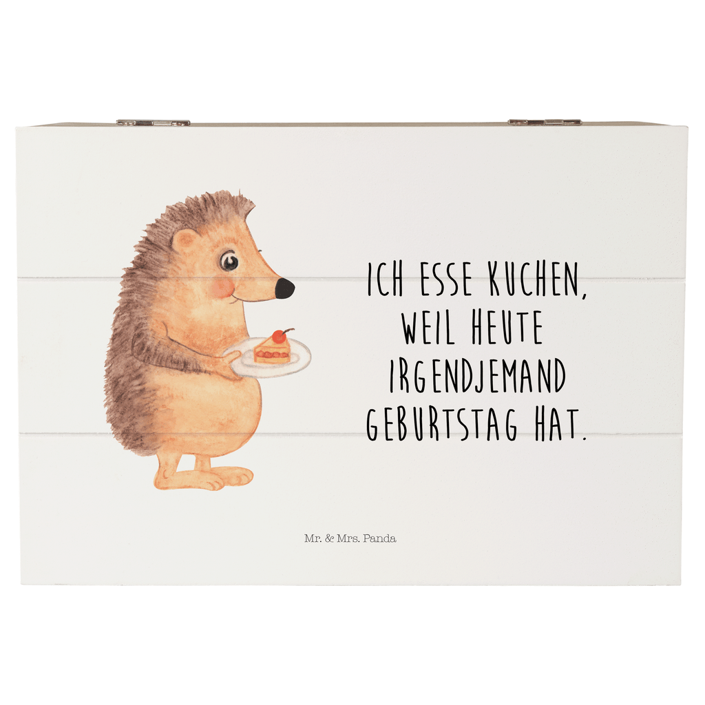 Holzkiste Igel mit Kuchenstück Holzkiste, Kiste, Schatzkiste, Truhe, Schatulle, XXL, Erinnerungsbox, Erinnerungskiste, Dekokiste, Aufbewahrungsbox, Tiermotive, Gute Laune, lustige Sprüche, Tiere, Igel, Essen Spruch, Kuchen, Backen Geschenk, Kuchen backen, Einladung Party, Geburtstagskuchen, Torte
