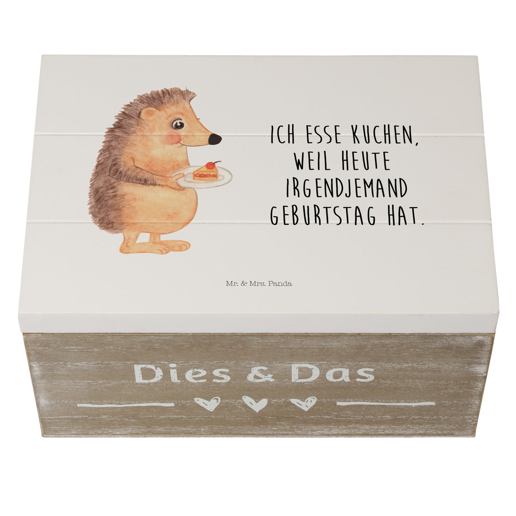 Holzkiste Igel mit Kuchenstück Holzkiste, Kiste, Schatzkiste, Truhe, Schatulle, XXL, Erinnerungsbox, Erinnerungskiste, Dekokiste, Aufbewahrungsbox, Tiermotive, Gute Laune, lustige Sprüche, Tiere, Igel, Essen Spruch, Kuchen, Backen Geschenk, Kuchen backen, Einladung Party, Geburtstagskuchen, Torte
